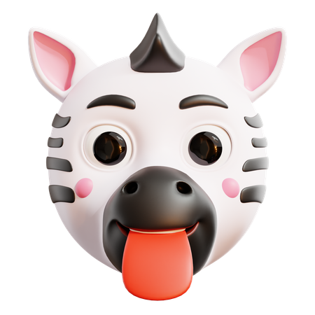 Zebra  3D Icon