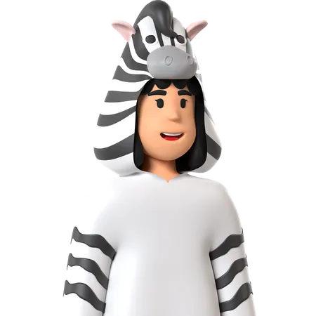 Zebra  3D Icon