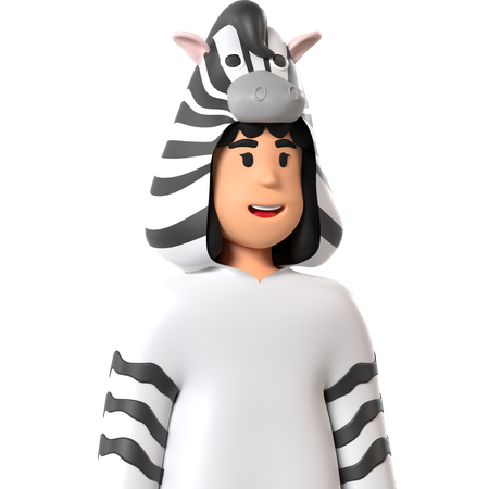 Zebra  3D Icon