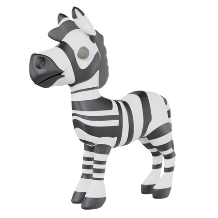 Zebra  3D Icon