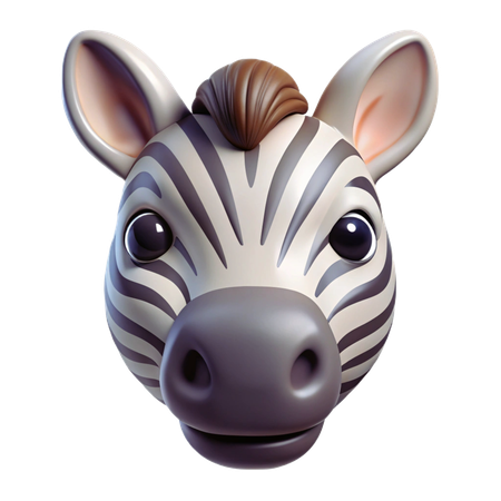 Zebra  3D Icon