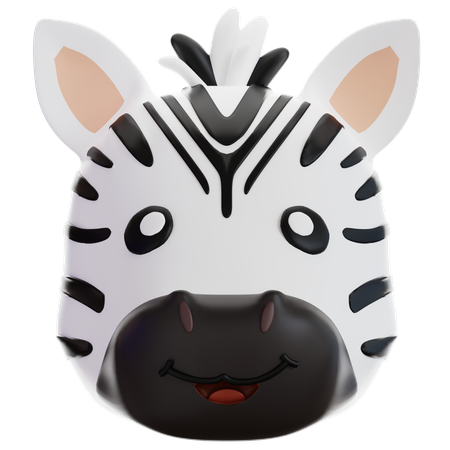 Zebra  3D Icon