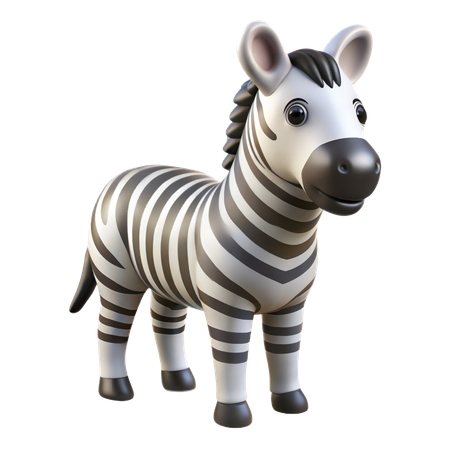 Zebra  3D Icon