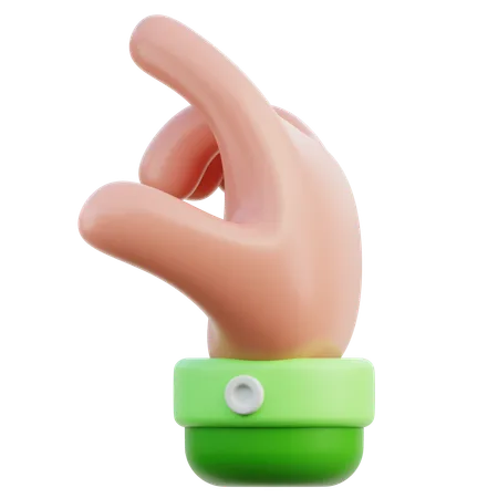 Zeichen Handbewegung  3D Icon