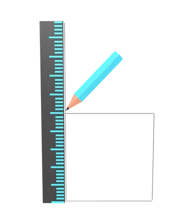 Linie zeichnen  3D Icon