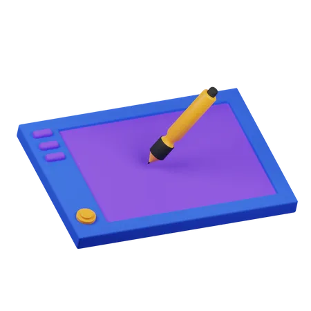 Zeichentablett  3D Icon