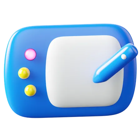 Zeichentablett  3D Icon