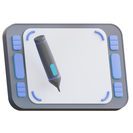 Zeichentablett  3D Icon