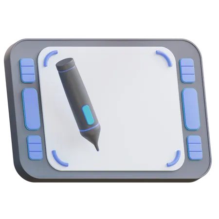 Zeichentablett  3D Icon