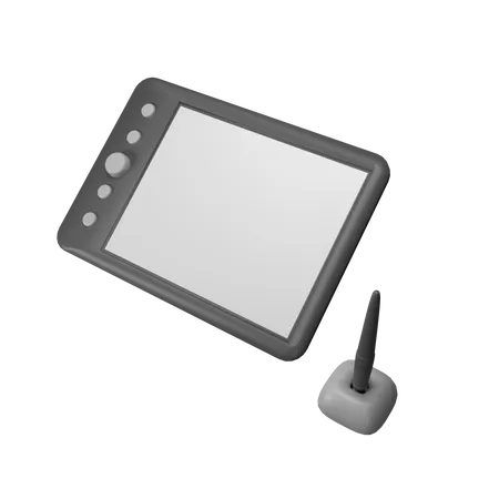 Zeichentablett  3D Icon