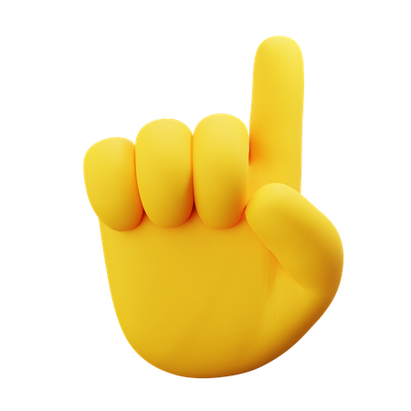 Zeigefinger  3D Icon