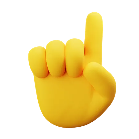 Zeigefinger  3D Icon