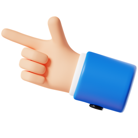 Geste mit der linken Hand  3D Icon