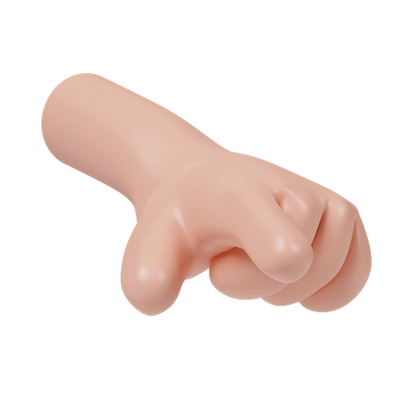 Geste mit der linken Hand  3D Icon