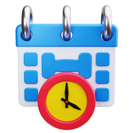 Zeit im Fitnessstudio  3D Icon