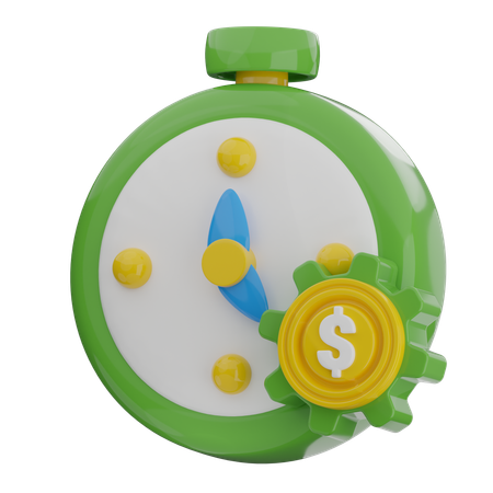 Zeit ist Geld  3D Icon