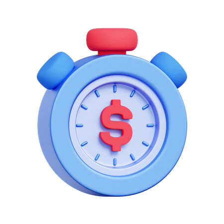 Zeit ist Geld  3D Icon