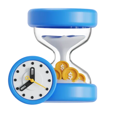 Zeit ist Geld  3D Icon