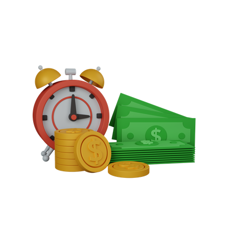 Zeit ist Geld  3D Icon