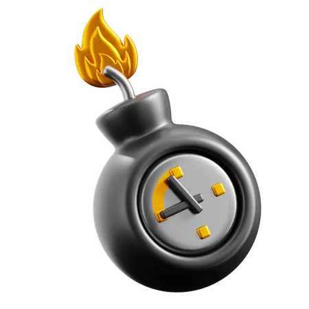 Zeitbombe  3D Icon