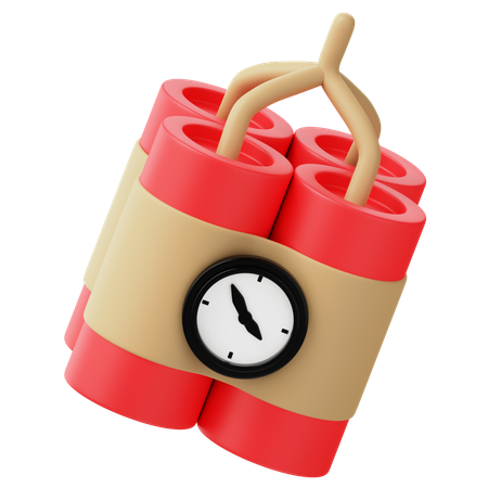 Zeitbombe  3D Icon