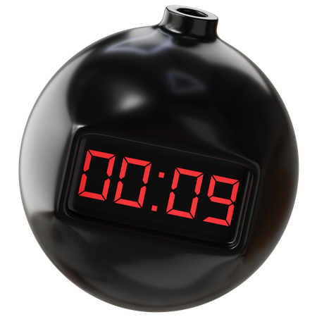 Zeitbombe  3D Icon