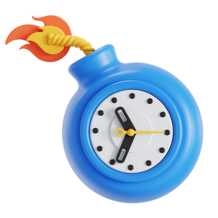 Zeitbombe  3D Icon