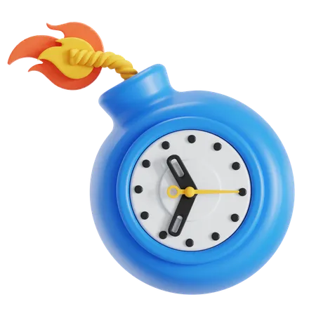 Zeitbombe  3D Icon