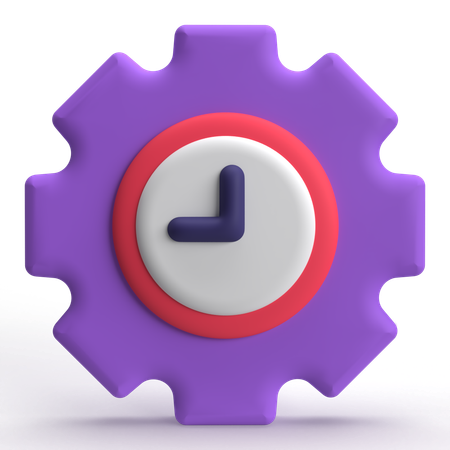 Zeiteinstellung  3D Icon