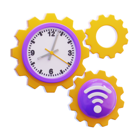 Zeiteinteilung  3D Icon