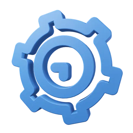 Zeiteinteilung  3D Icon