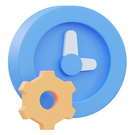 Zeitmanagement  3D Icon