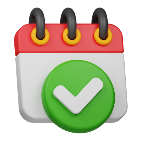 Zeitplan  3D Icon