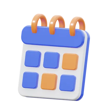 Zeitplan  3D Icon