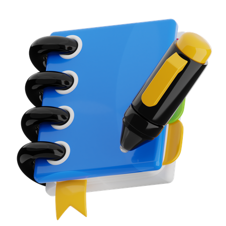 Tagebuch  3D Icon