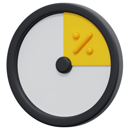 Verkauf uhr  3D Icon