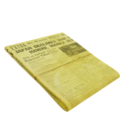 Zeitung  3D Illustration