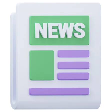 Zeitung  3D Icon