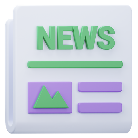 Zeitung  3D Icon