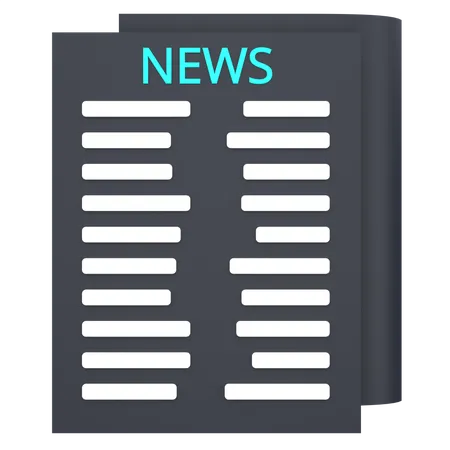 Zeitung  3D Icon