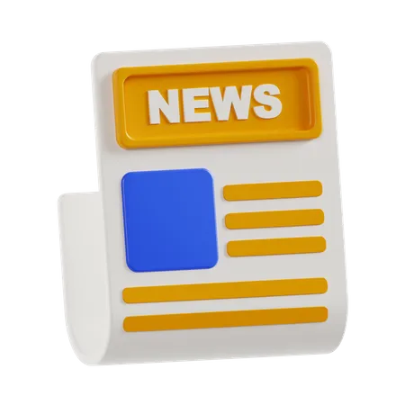 Zeitung  3D Icon