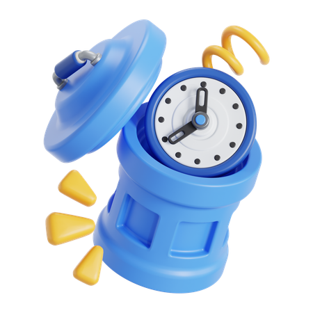 Zeit verschwenden  3D Icon
