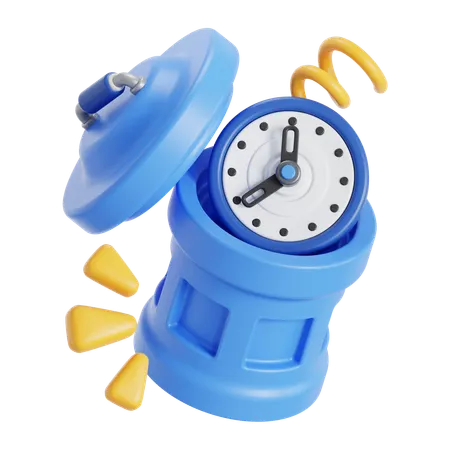 Zeit verschwenden  3D Icon