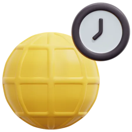 Zeitzone  3D Icon