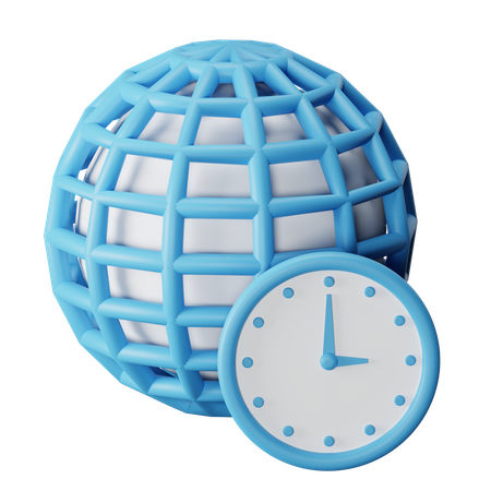 Zeitzone  3D Icon