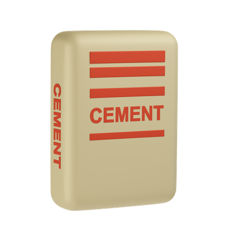 Zement  3D Icon