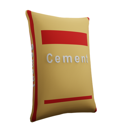 Zementsack  3D Illustration