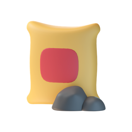 Zementsack  3D Icon