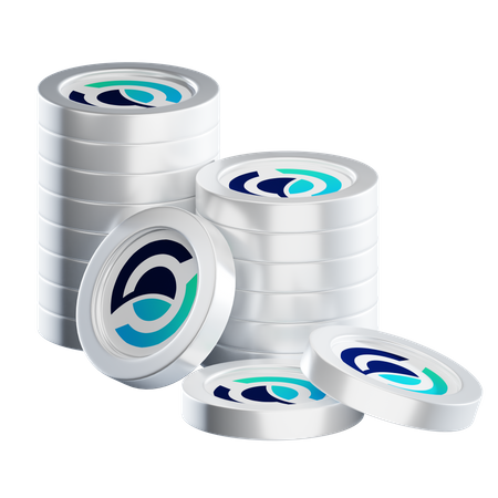 Piles de pièces zen  3D Icon