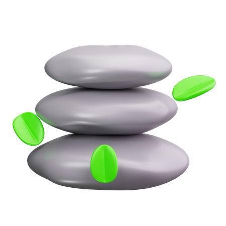 Zen Stones  3D Icon